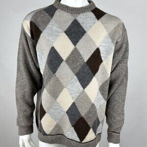 Collezione Dante Italy Alpaca Wool Sweater Mens XL NWT Long‎ Sleeve Crew Neck